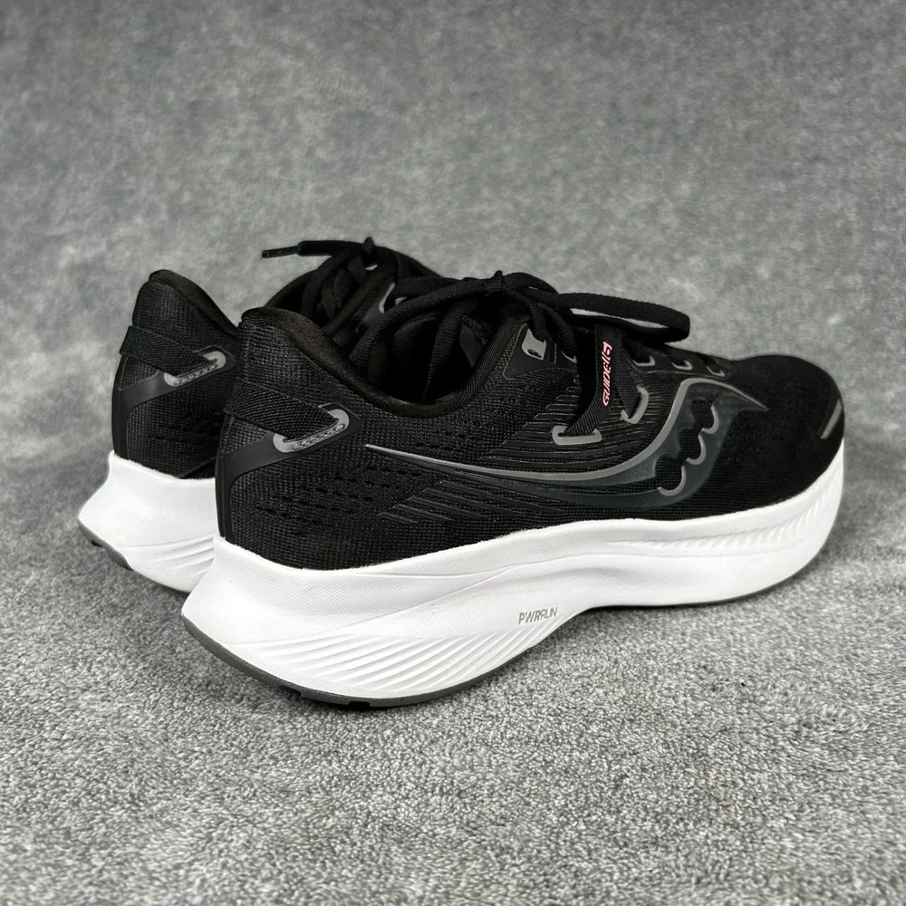 Saucony Guide 16 Running Shoes Womens 9.5 Black White S10810-05